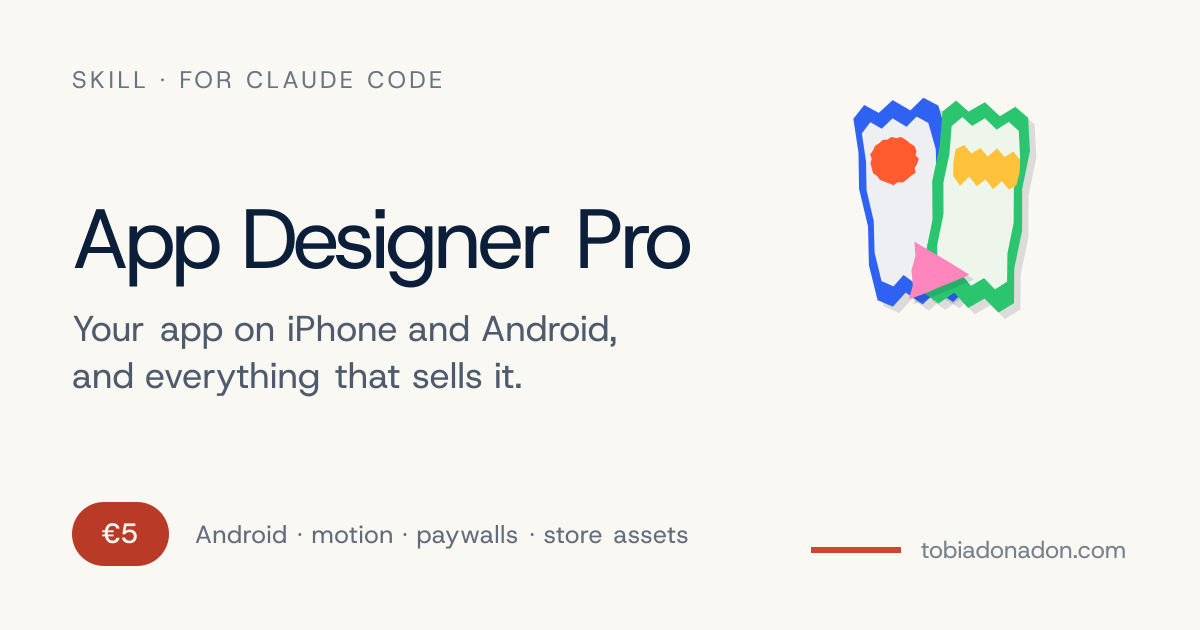 App Designer Pro · Skill for Claude Code