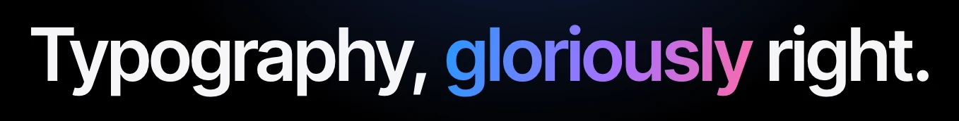 The same line with every g and y drawn whole.